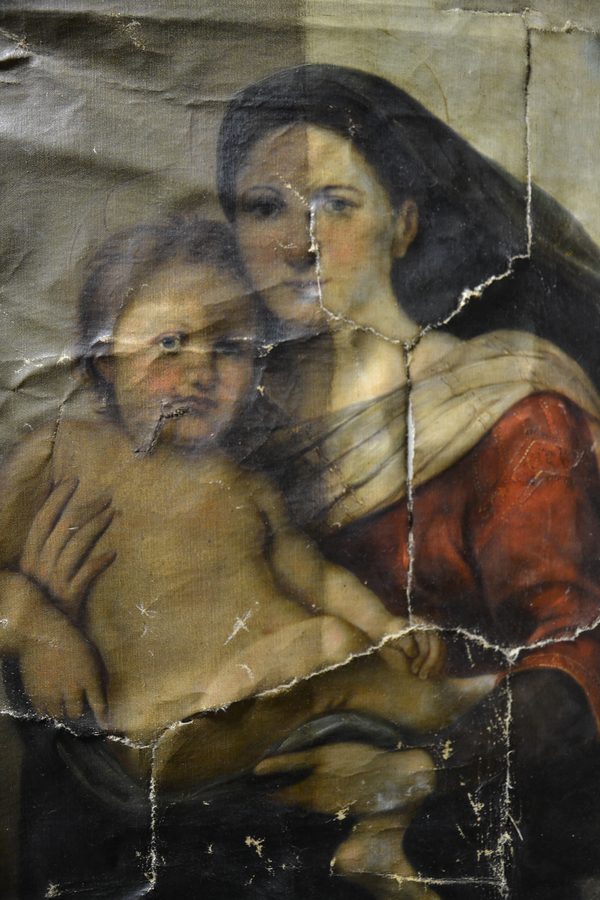 Madonna Sykstyńska, według Rafaela Santi — przed konserwacją