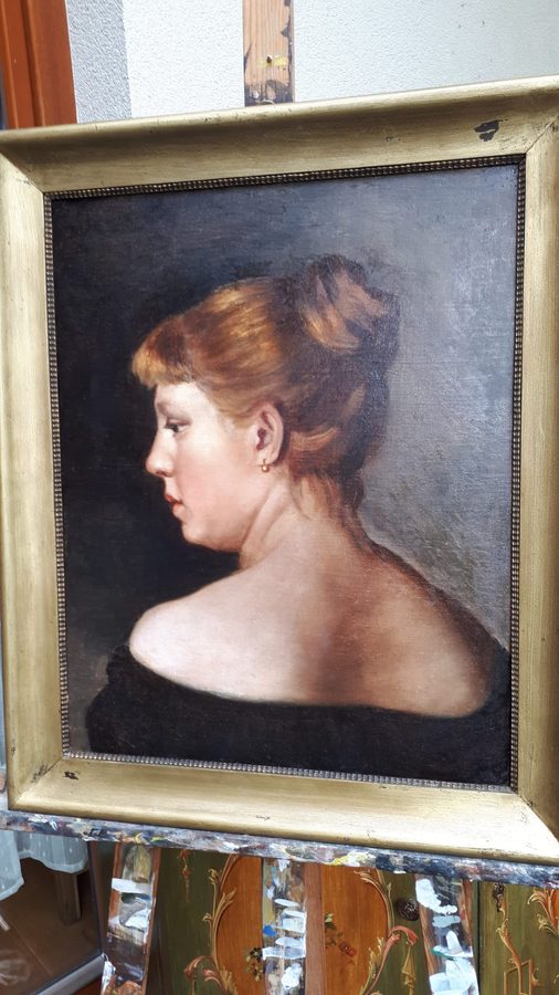 Portret kobiety 2 — po konserwacji