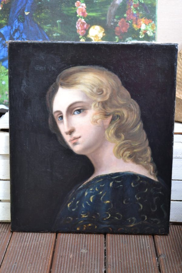 Portret kobiety — po konserwacji