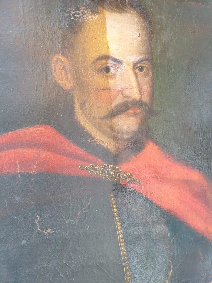 Portret szlachcica — po konserwacji