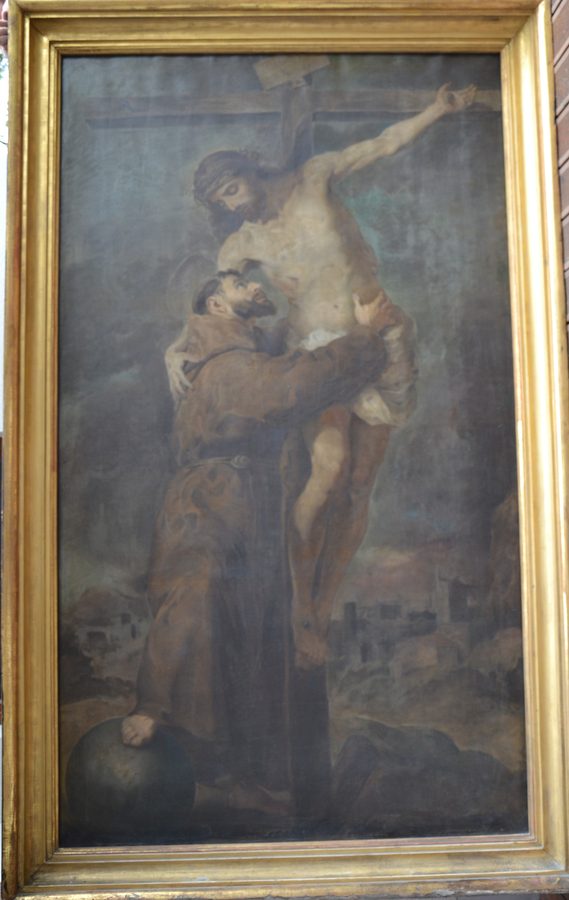 Św. Franciszek z Asyżu — przed konserwacją