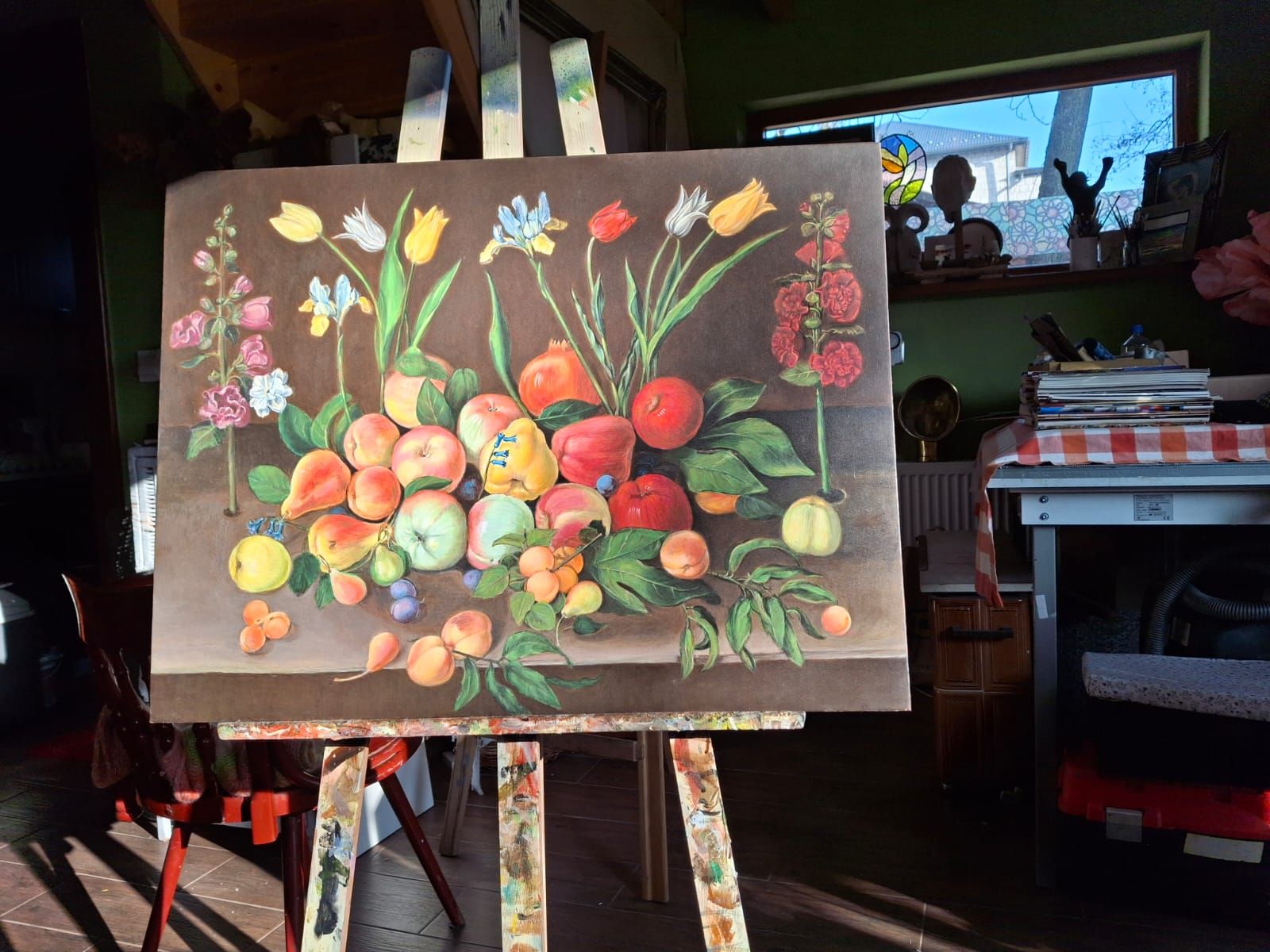 Dokumentacja realizacji kopii „Fruit and Flowers” — fotografia 3 z 8