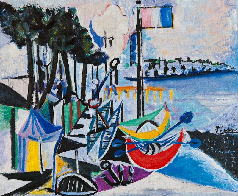 Pablo Picasso Pejzaż z łódkami